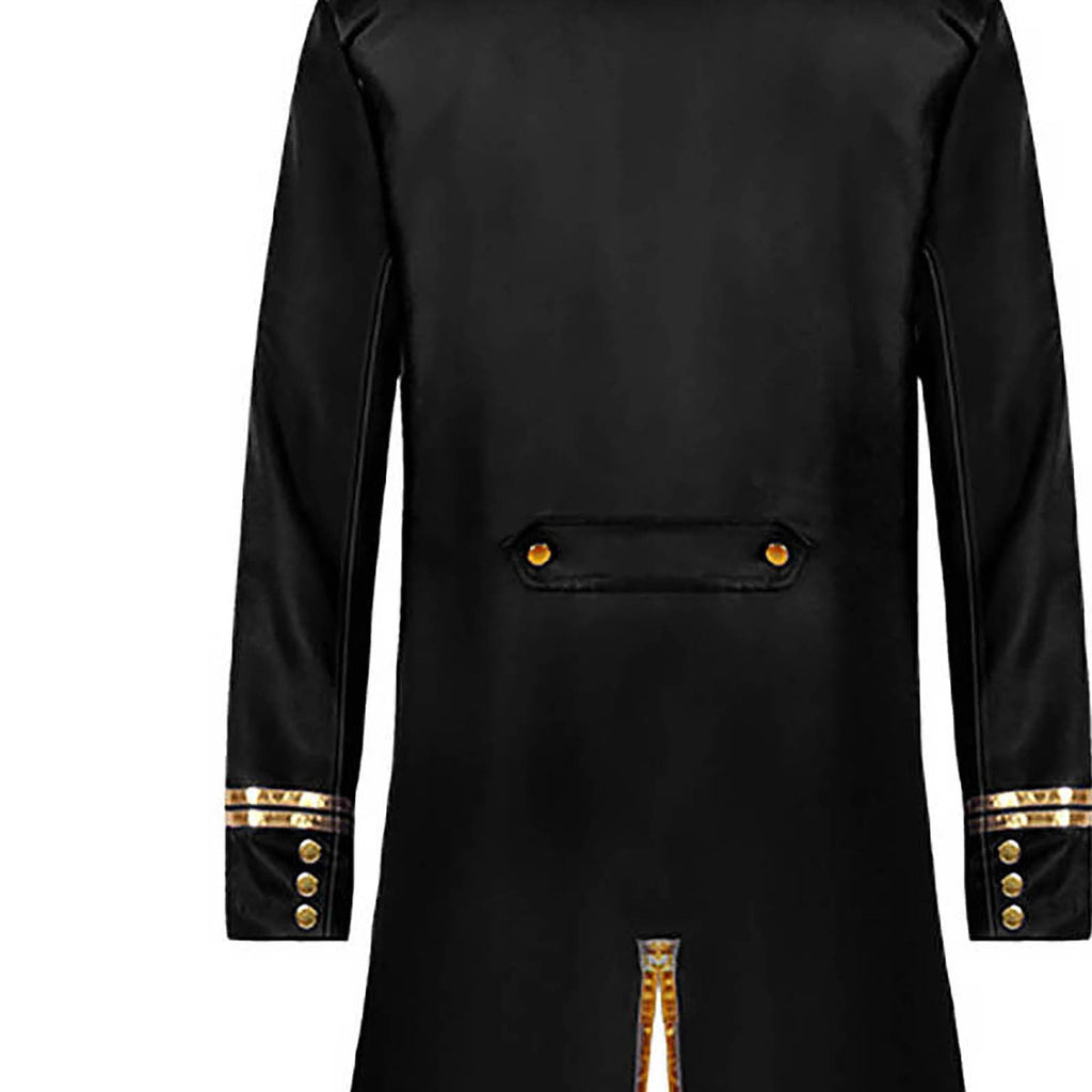 Men's Retro Tuxedo Costume Button Down Wedding Party Dinner Suit Jacket Coat
