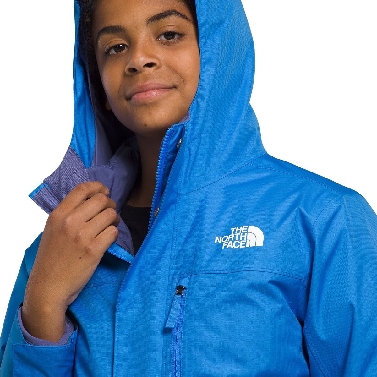 The North Face North Jacket Kids 2XL Gray Insulated Hooded Triclimate APP2822