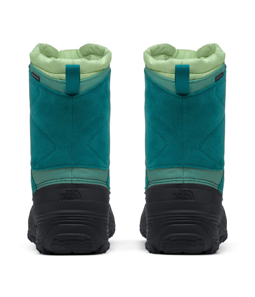The North Face Alpenglow V WP Kids Hiking Shoes Harbor Blue/Patina Green 6