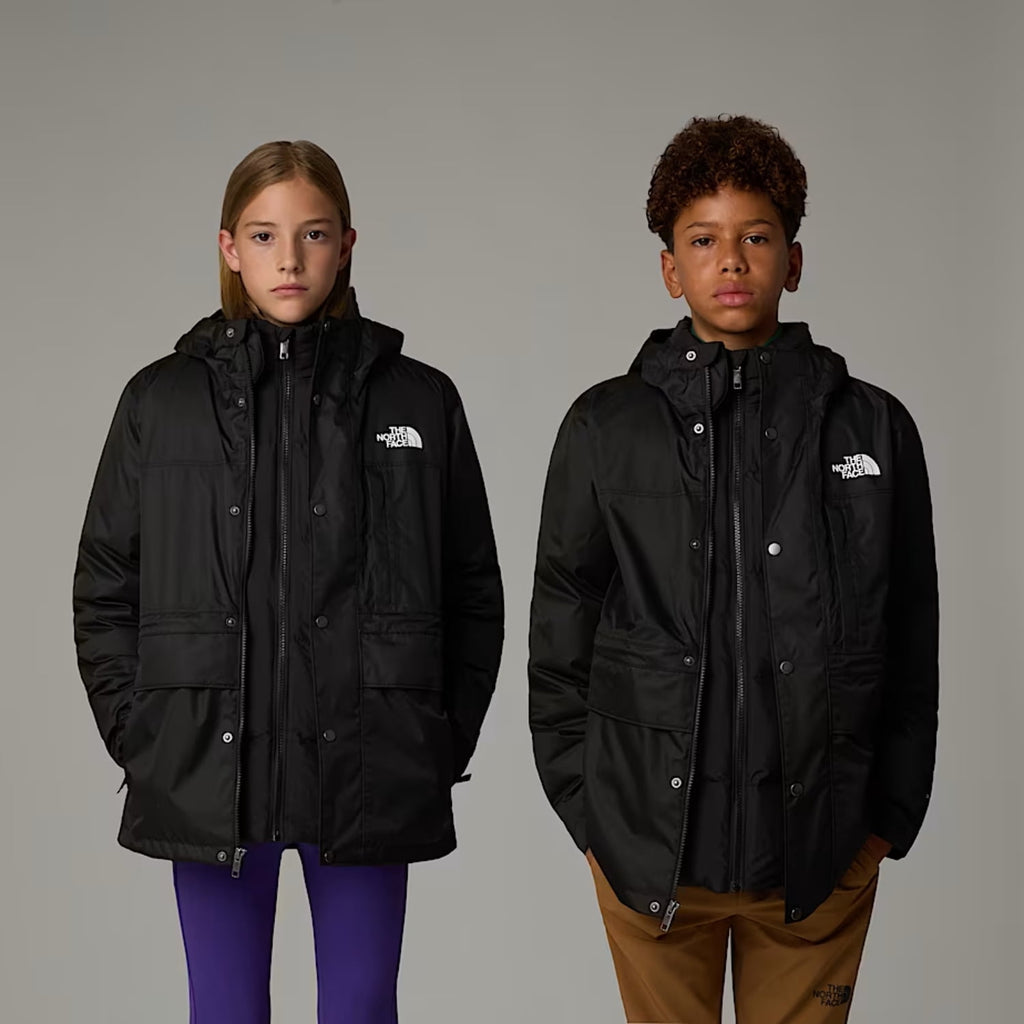 TNFTEEN Boys Down Triclimate 3-in-1 Jacket Waterproof Seam Seal TNF Black L