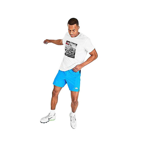 The North Face Inc 24-7 Mens Active Shorts Size XL, Color: Blue