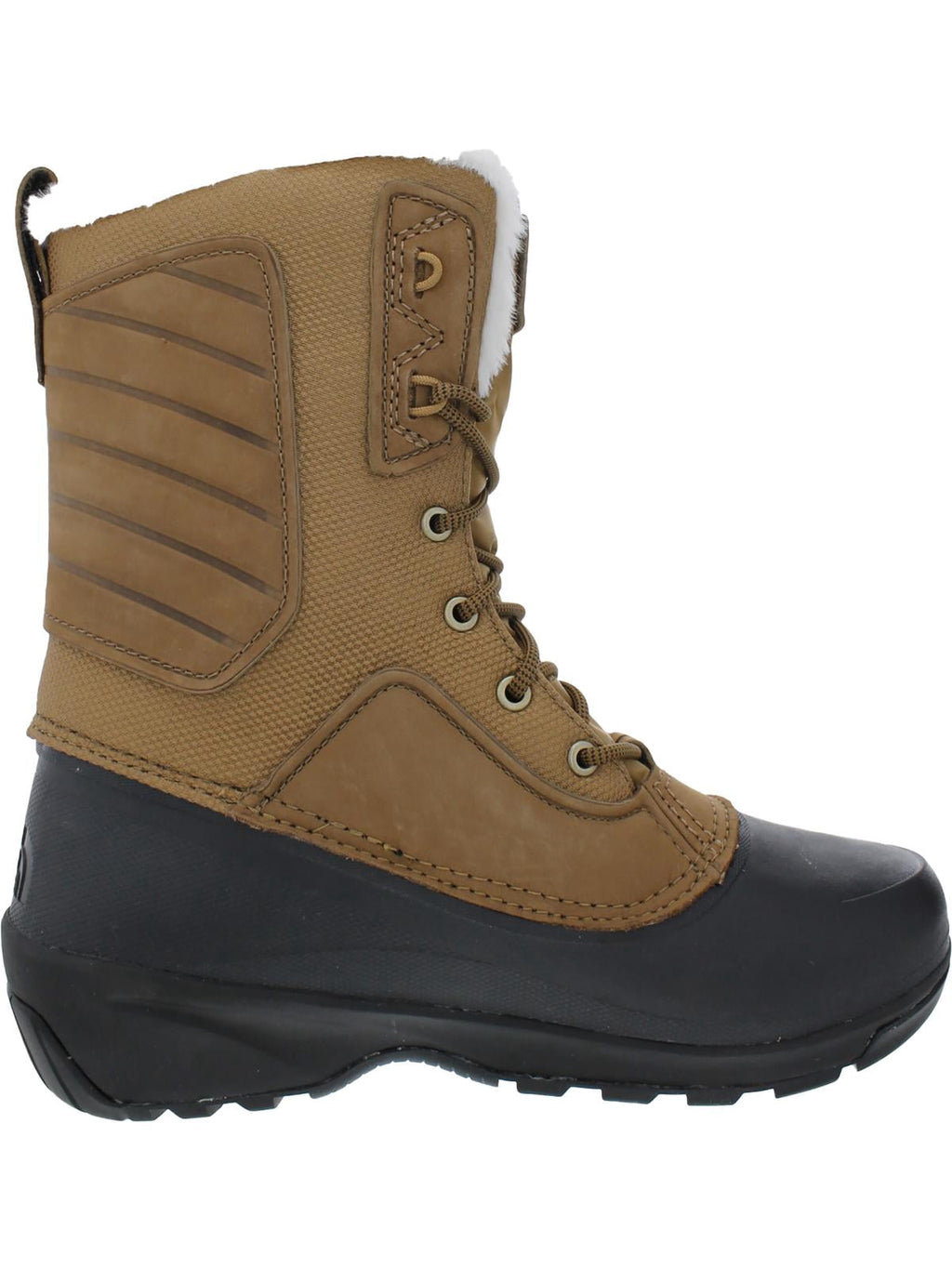 North Face Womens SHELLISTA IV Leather Faux Fur Winter & Snow Boots