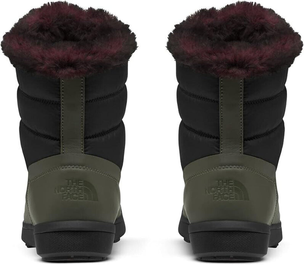 The North Face Sierra Luxe Women New Taupe Green Waterproof Winter Boots ZPO2396