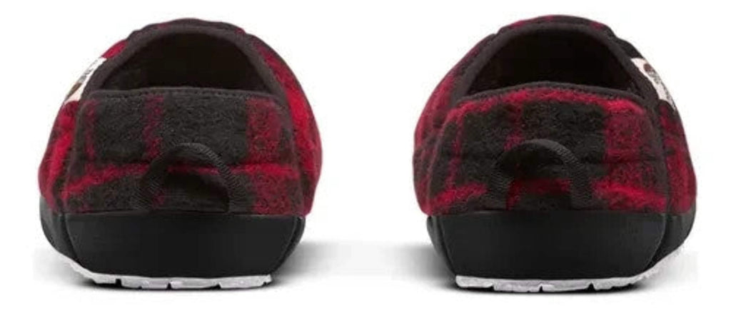 The North Face Thermoball Traction Mule V Women's US 5 Red Plaid Slipper JOBB569