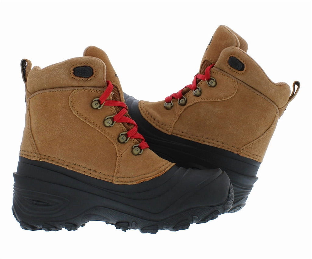 The North Face Chilkat Lace II PS Boys Shoes Size 11, Color: Toasted Brown/Tnf Black