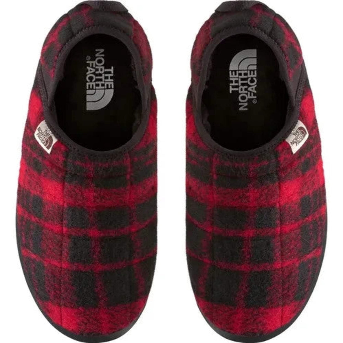 The North Face Thermoball Traction Mule V Women's US 5 Red Plaid Slipper JOBB569