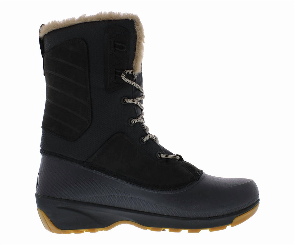 The North Face Shellista IV Mid Waterproof Boot Womens Shoes Size 11, Color: Deep Taupe/Tnf Black