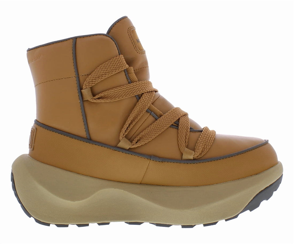 The North Face Halseigh Thermoball Lace Womens Shoes Size 7, Color: Almond Butter/Flaconbrown