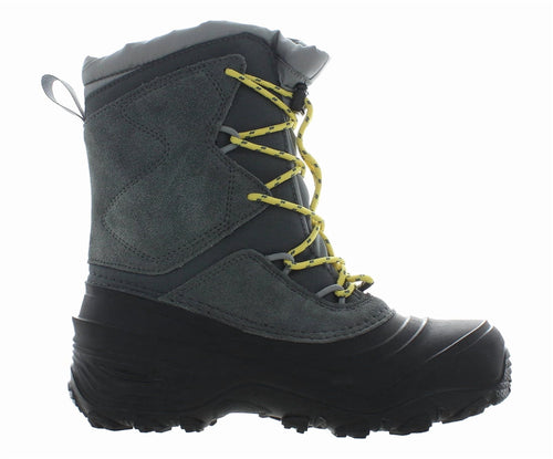 The North Face Alpenglow V Waterproof Boot GS Girls Shoes Size 4, Color: Vanadis Grey/Meld Grey