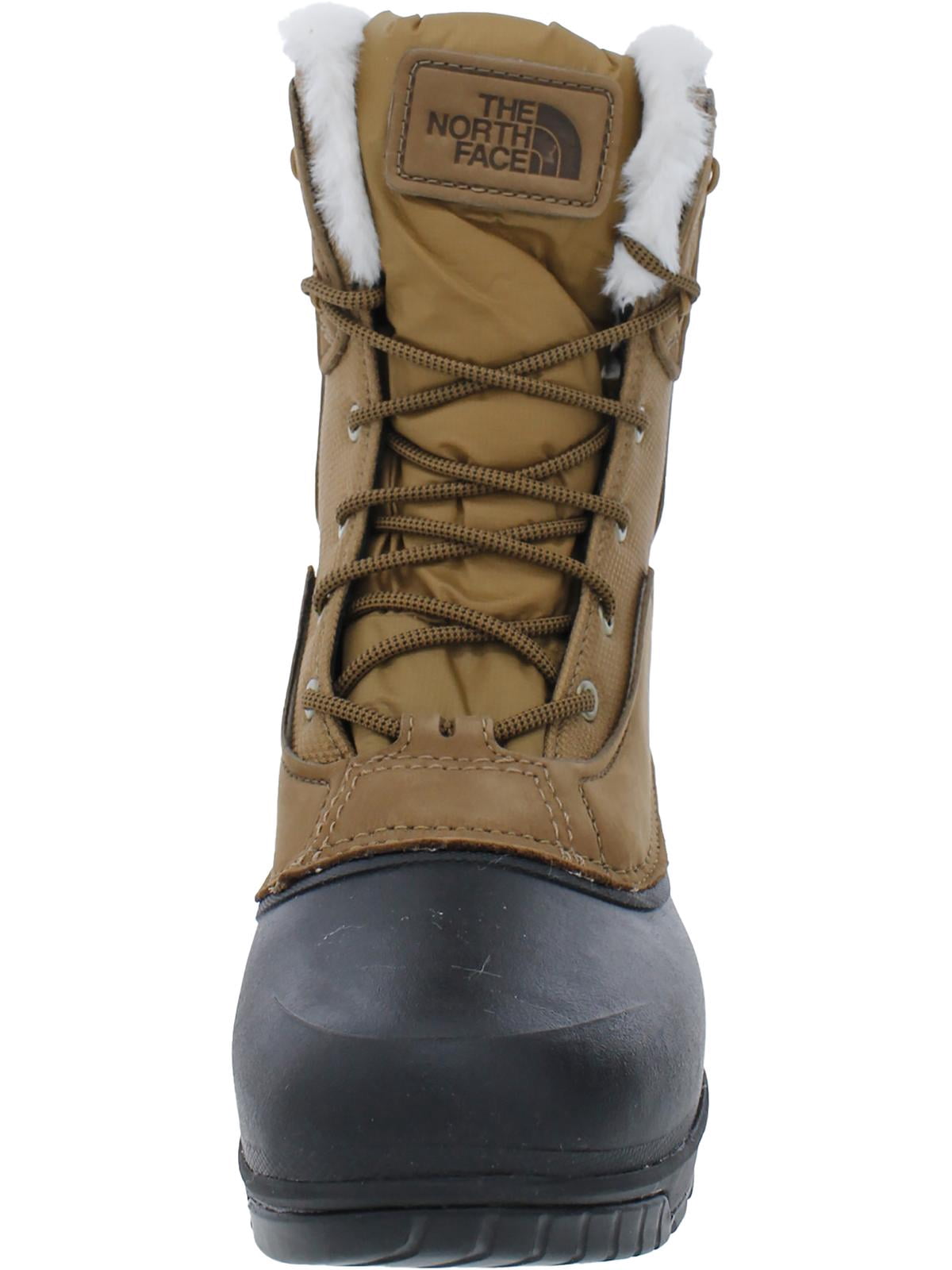 North Face Womens SHELLISTA IV Leather Faux Fur Winter & Snow Boots
