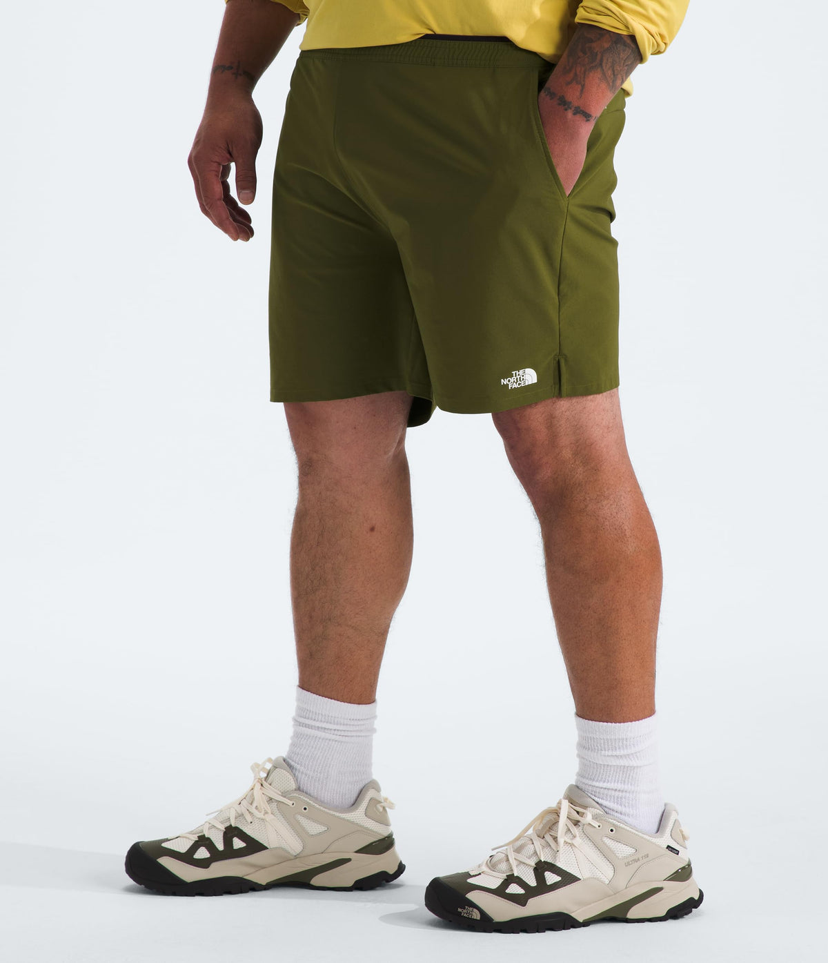 The North Face Men's Wander Short 2.0 (Standard and Big Size), Forest Olive, Large Long