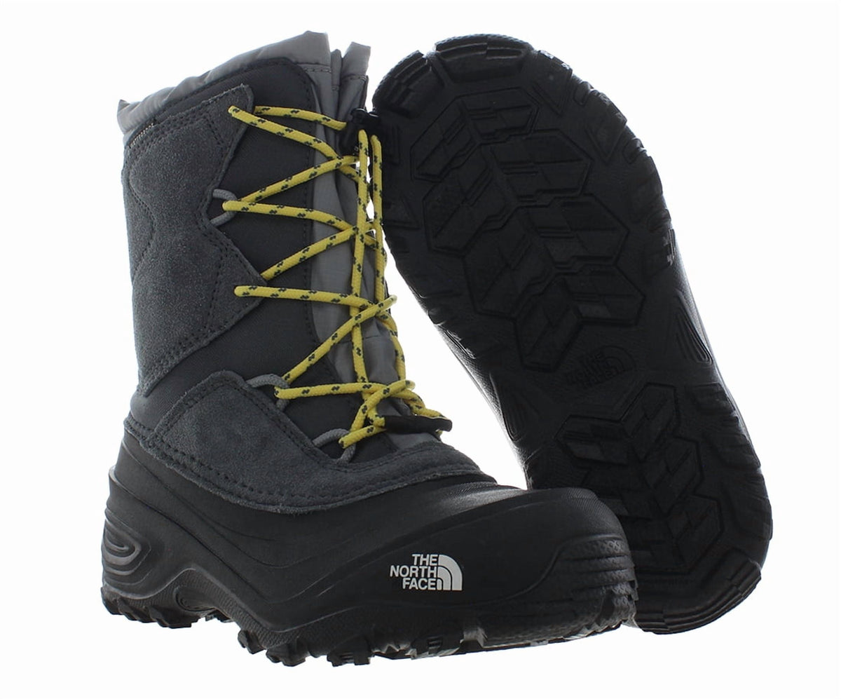 The North Face Alpenglow V Waterproof Boot PS Girls Shoes Size 11, Color: Vanadis Grey/Meld Grey