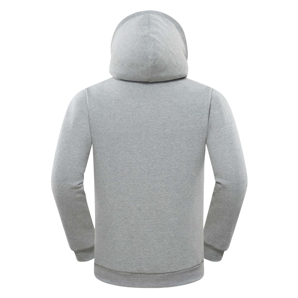 Fesfesfes Heating Jacket Men's Intelligent Heating Top Solid Color Winter Comfortable Long Sleeve Coat Sweater Sale Items
