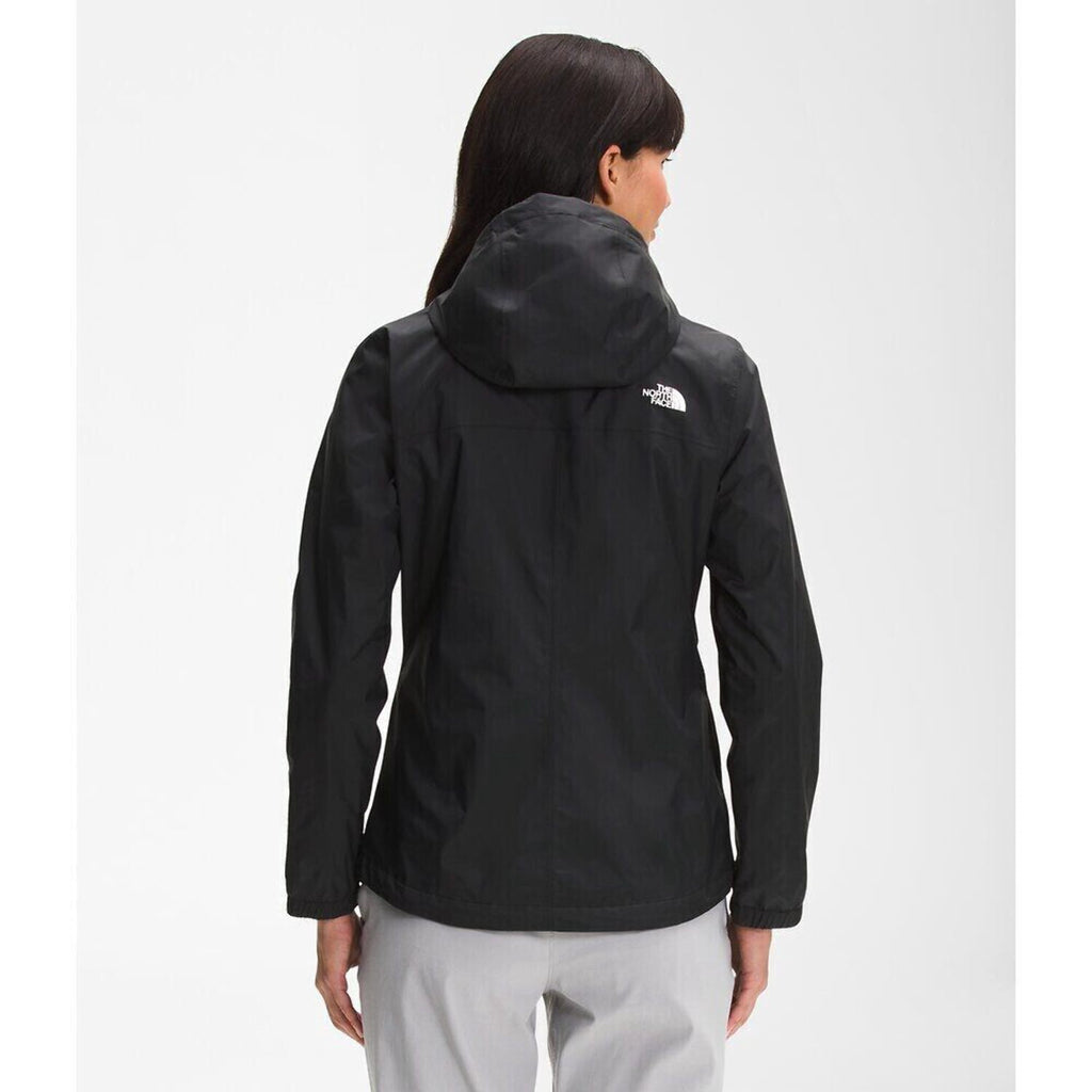 The North Face Antora Rain Jacket NF0A7QEUJK3 Women Black Full Zip Hooded APP606