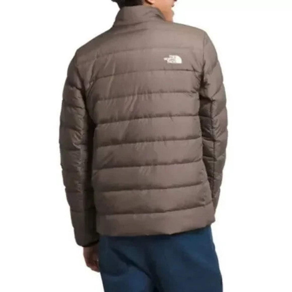 The North Face Aconcagua 3 Puffer Jacket Men's 2X Falcon Brown Full Zip SGN1571