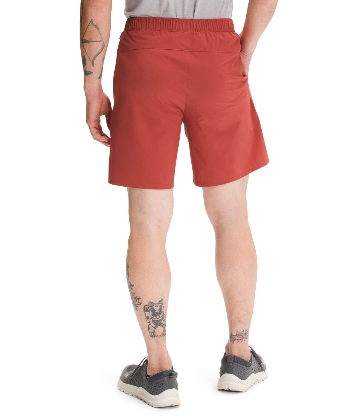 THE NORTH FACE Mens Athletic Wander Short Active Red 2XL New