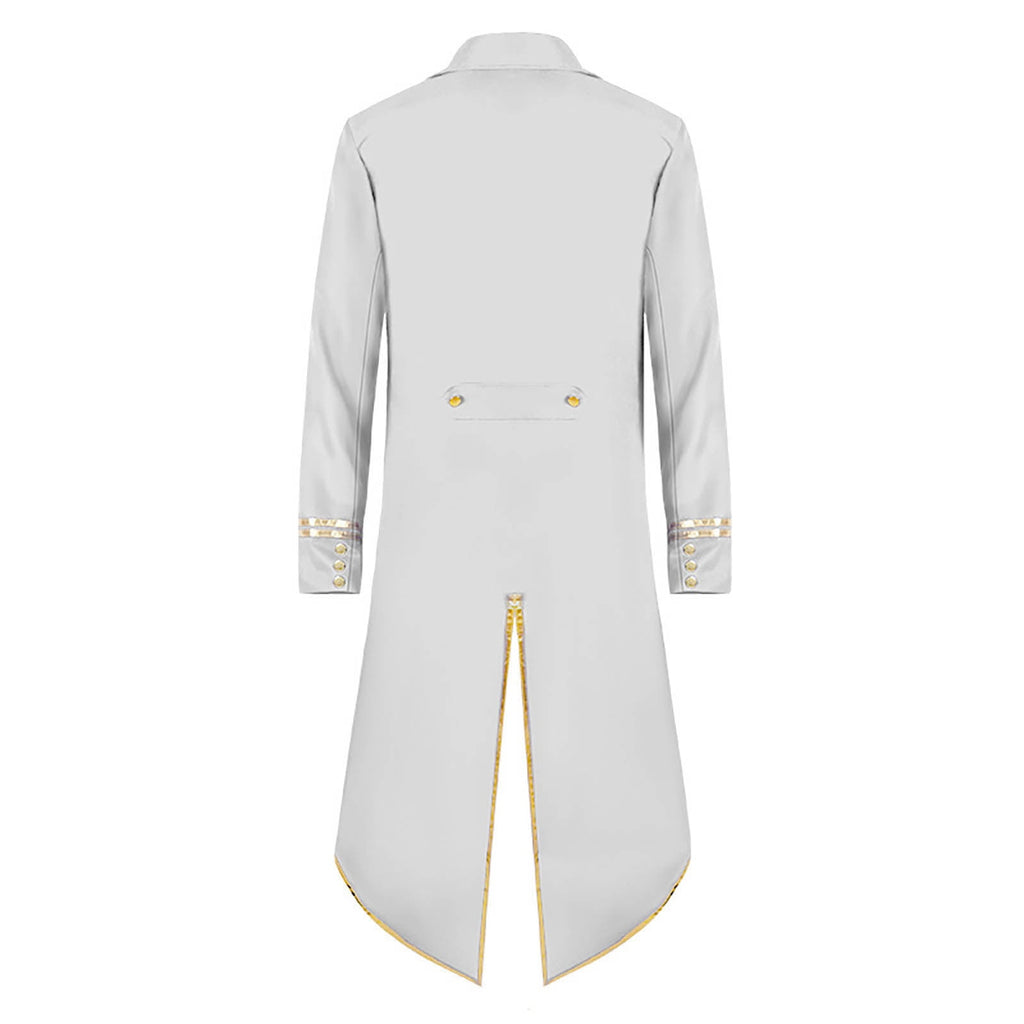 Men's Retro Tuxedo Costume Button Down Wedding Party Dinner Suit Jacket Coat