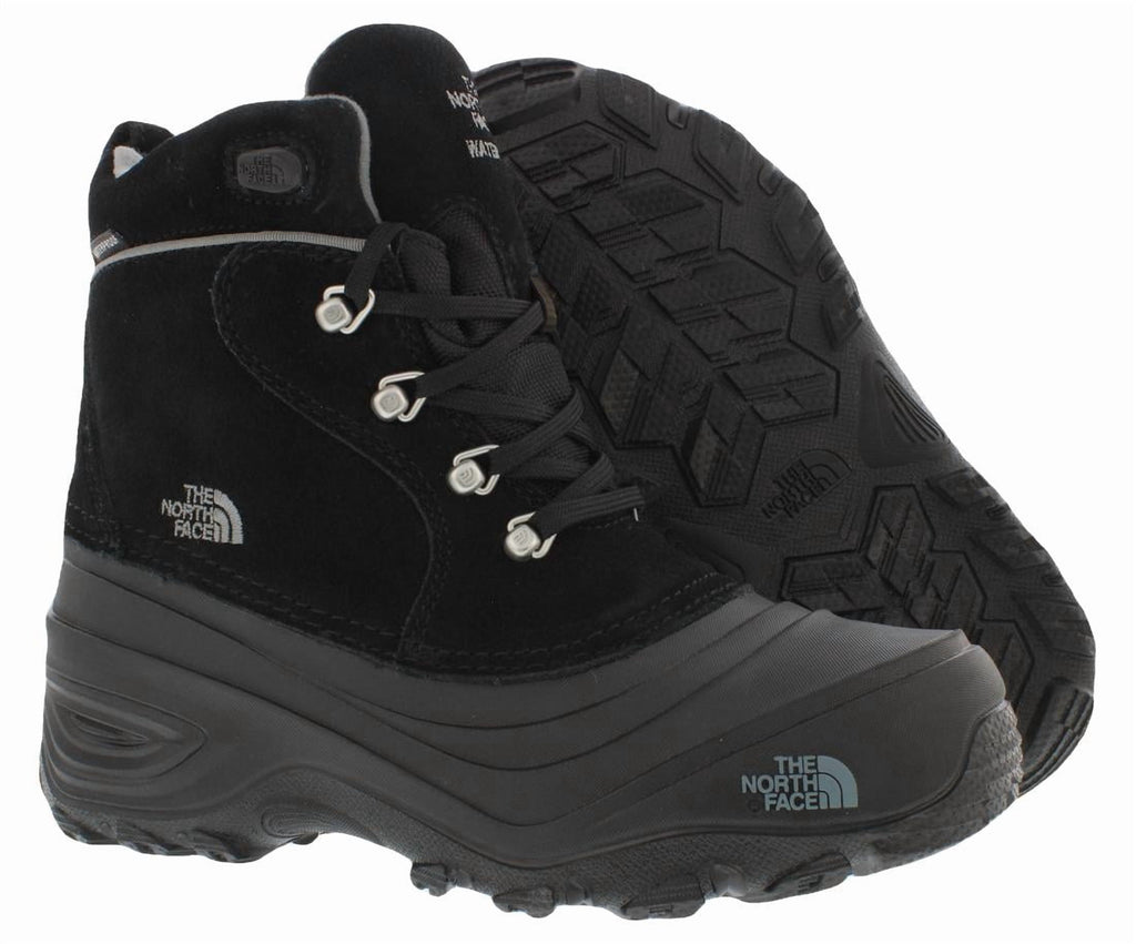 The North Face Chilkat Lace II Boot GS Boys Shoes Size 5, Color: Tnf Black/Zinc Grey