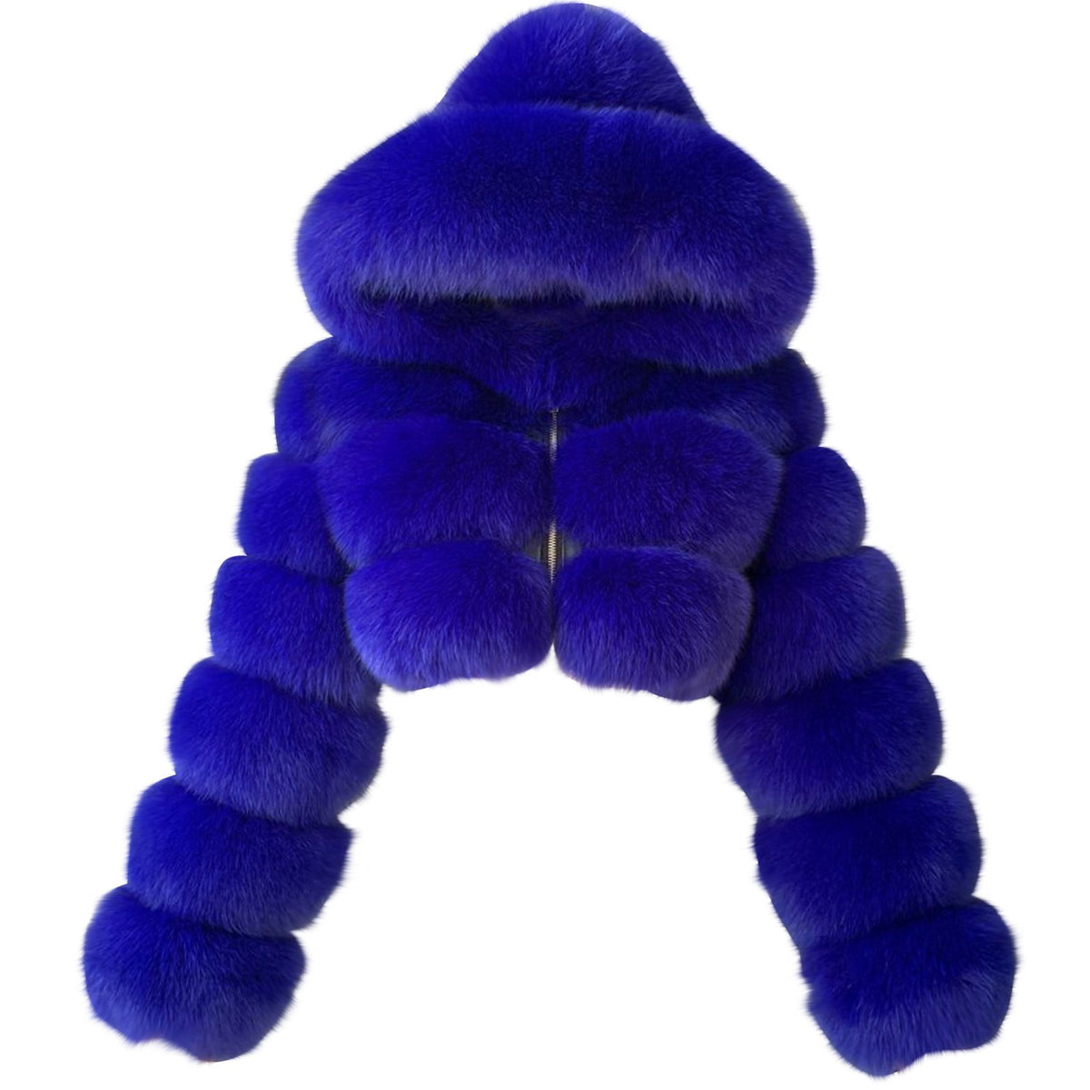 FNFYFH Womens Plus Size Faux Furry Coat Winter Warm Fluffy Hooded Jackets Fleece Zipper Long Sleeve Outerwear Furry Splicing Jacket for Women Black S-4XL