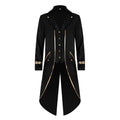 Men's Retro Tuxedo Costume Button Down Wedding Party Dinner Suit Jacket Coat