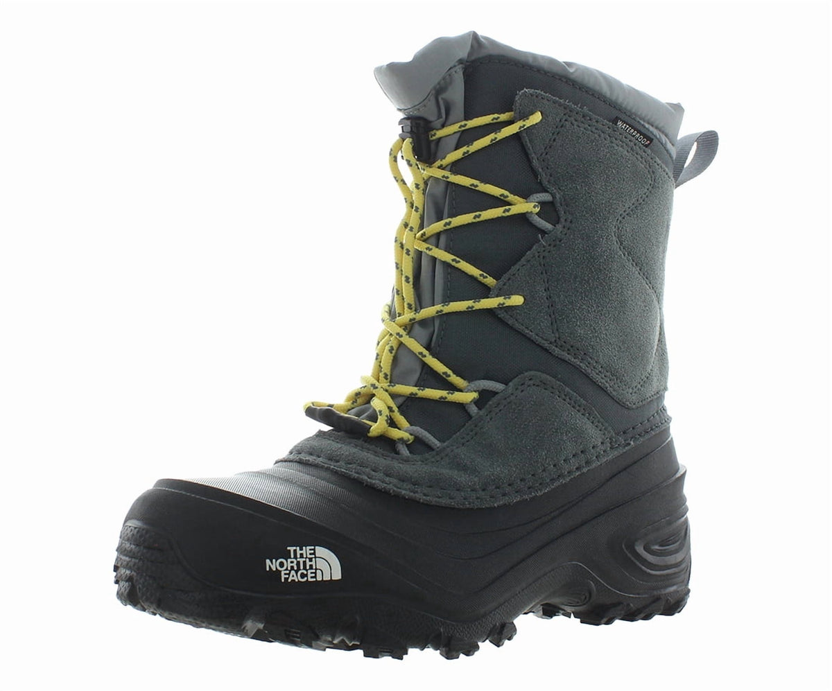 The North Face Alpenglow V Waterproof Boot PS Girls Shoes Size 11, Color: Vanadis Grey/Meld Grey