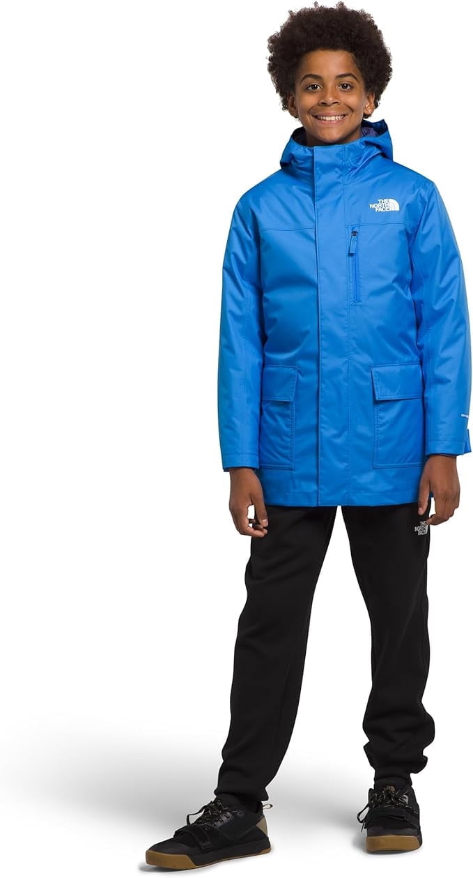 The North Face North Jacket Kids 2XL Gray Insulated Hooded Triclimate APP2822