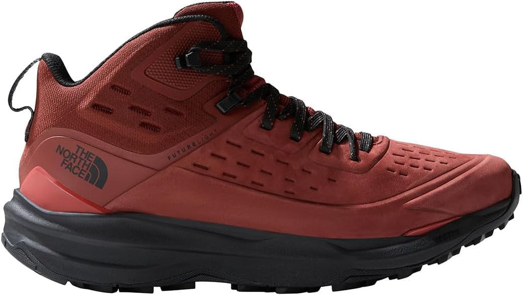THE NORTH FACE Men's Vectiv Exploris Hiking Boot, Brandy Brown TNF Black, 10.5