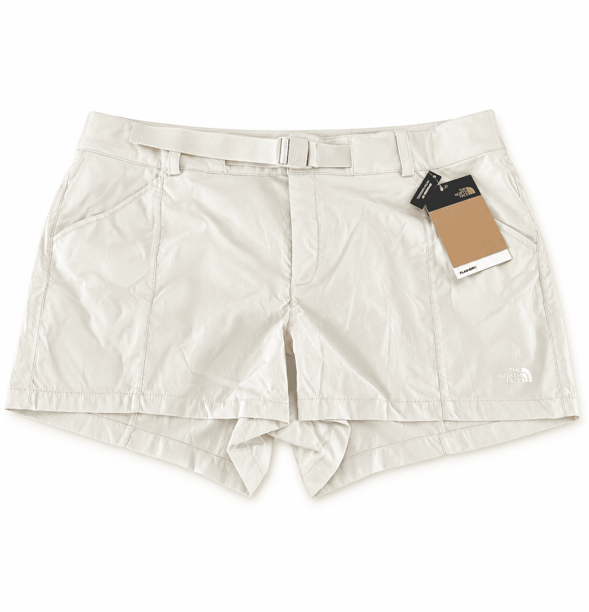 THE NORTH FACE Women's Paramount Trail Hiking Shorts, Vintage White, 16 Regular