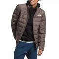 The North Face Aconcagua 3 Puffer Jacket Men's 2X Falcon Brown Full Zip SGN1571