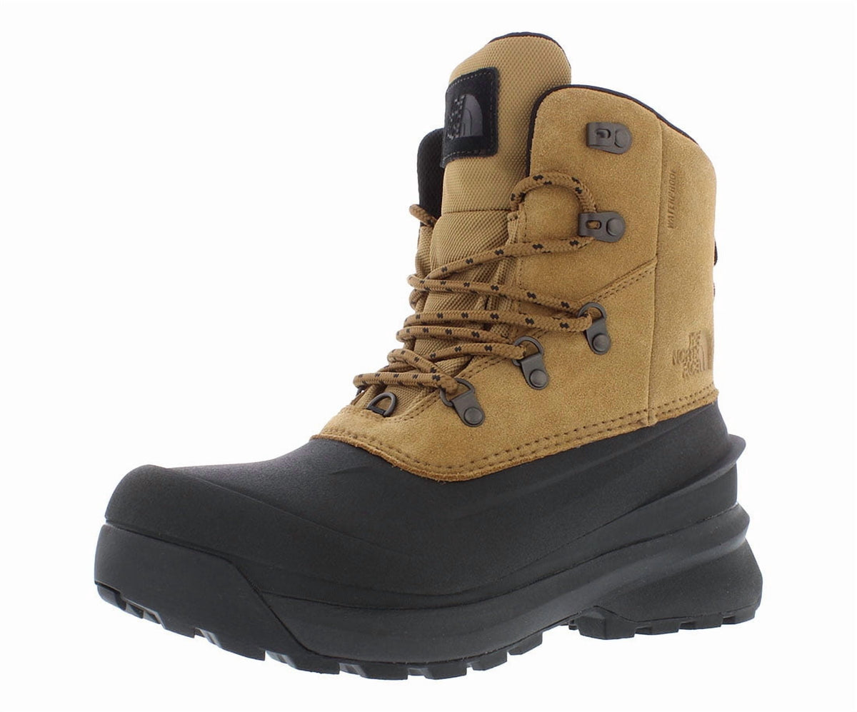 The North Face Chilkat V Lace Waterproof Boot Mens Shoes Size 12, Color: Utility Brown/Tnf Black