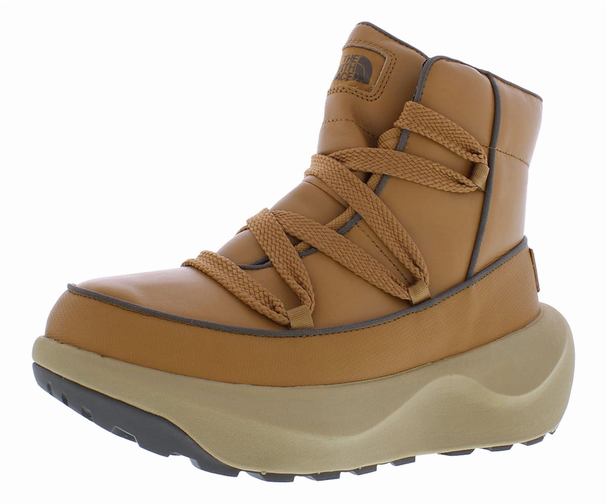 The North Face Halseigh Thermoball Lace Womens Shoes Size 7, Color: Almond Butter/Flaconbrown
