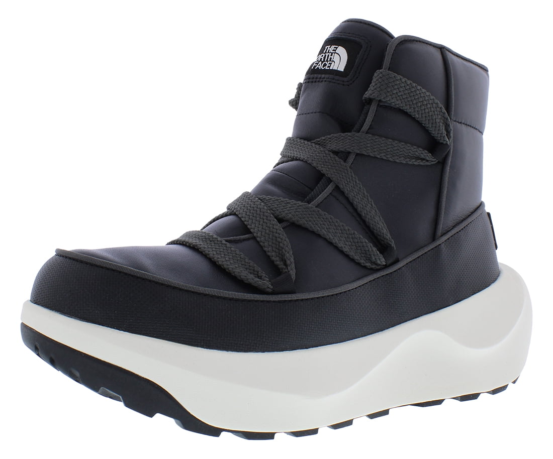 The North Face Halseigh Thermoball Lace Wp Womens Shoes Size 6, Color: Tnf Black/Asphalt Grey