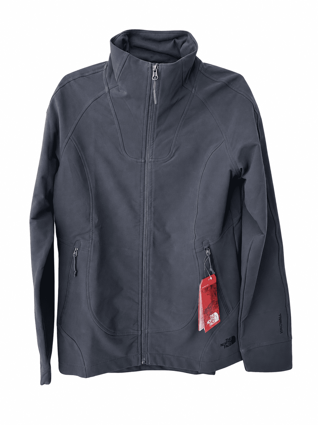 The North Face Ladies Tech Stretch Soft Shell Jacket. NF0A3LGW Asphalt Grey M