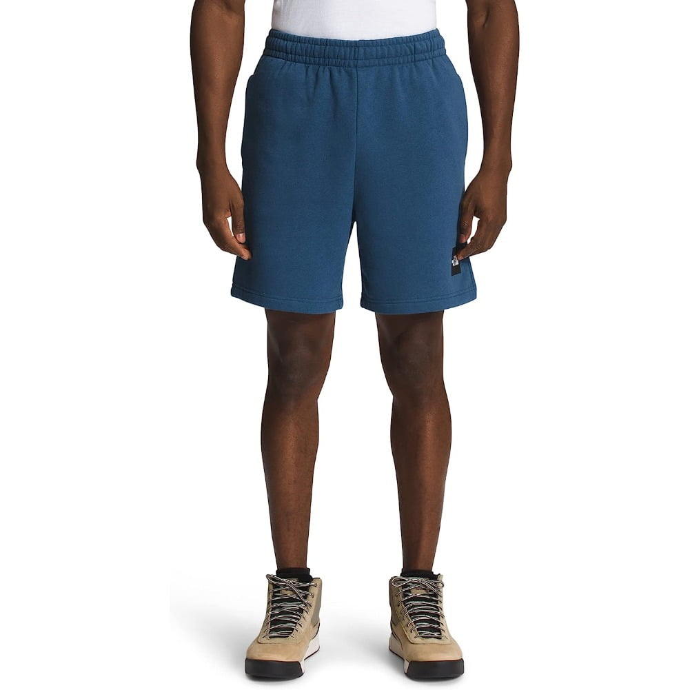 The North Face Men's Shorts Box NSE Logo Athletic Elastic Waistband Shorts, Navy, 2XL
