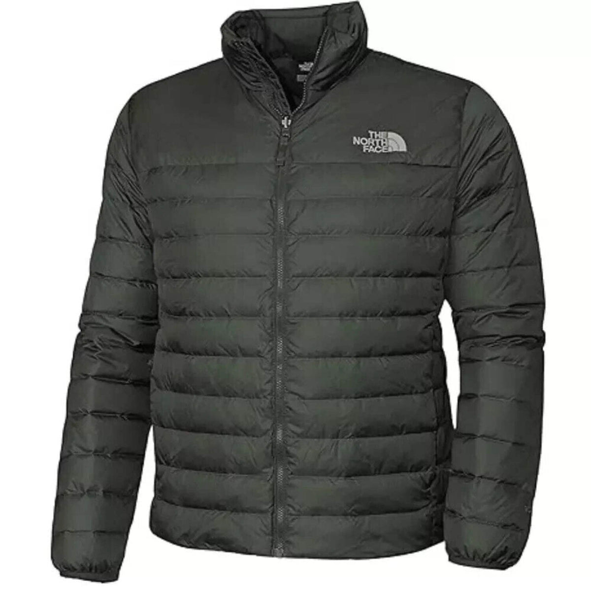 The North Face Flare 2 NF0A55XG21L Puffer Jacket Men's M Green Full Zip APP1143