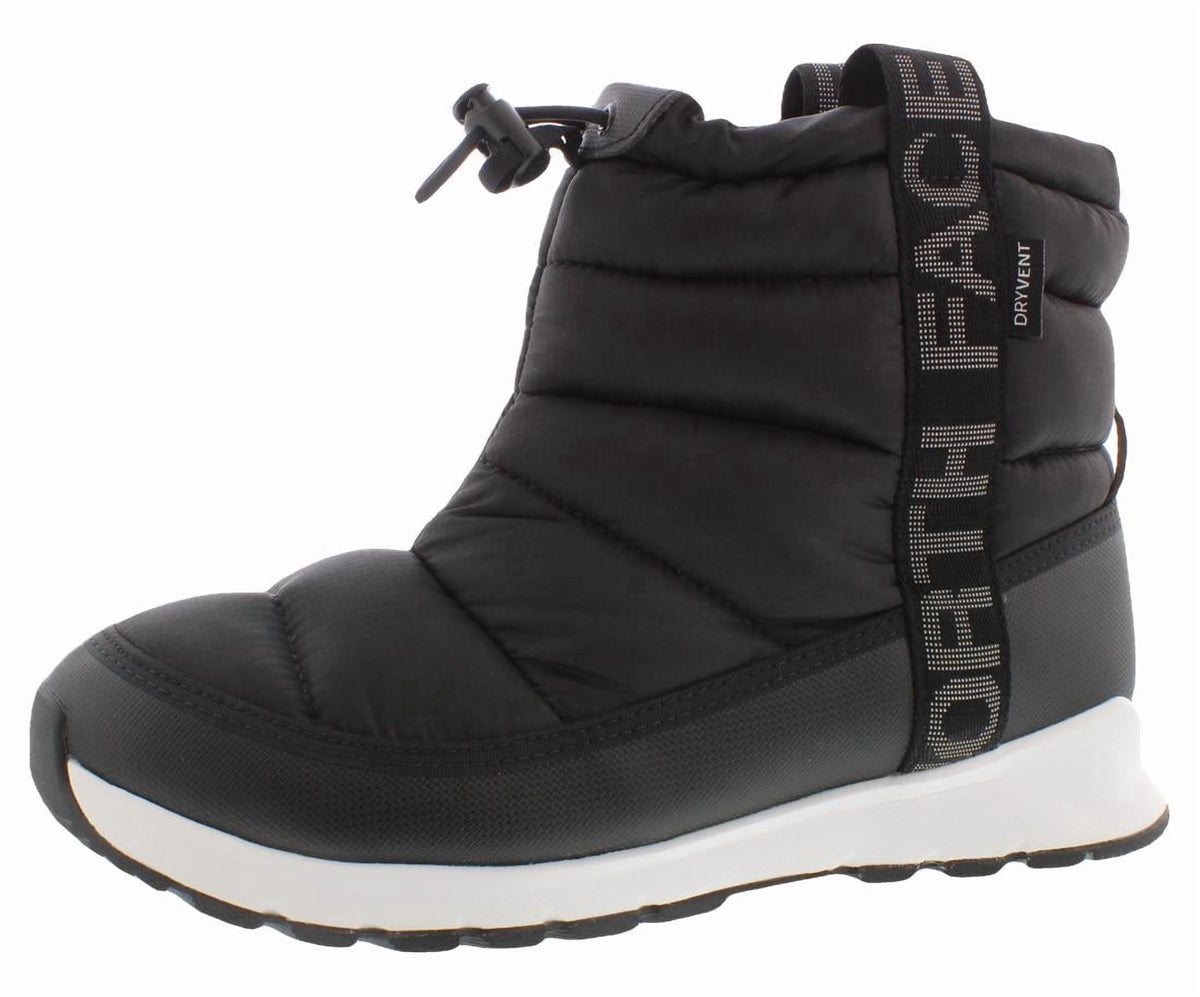 The North Face Thermoball Pull On Waterproof Boot GS Girls Shoes Size 5, Color: Tnf Black/Tnf White
