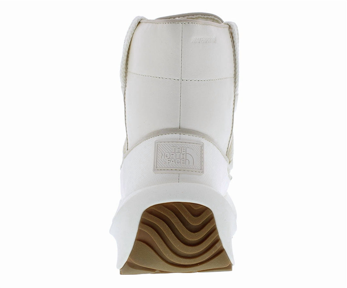 The North Face Halseigh Thermoball Lace Wp Womens Shoes Size 6, Color: Gardenia White/Sandstone