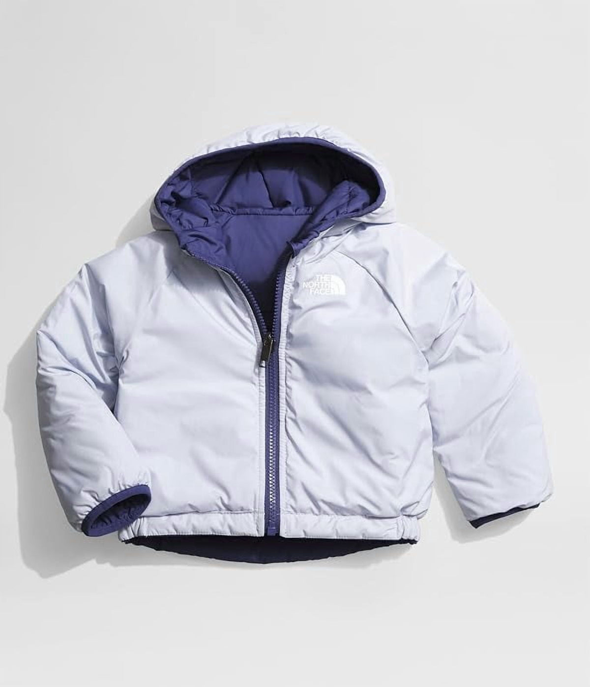 The North Face Reversible Perrito Hooded Jacket (Infant) Cave Blue 12-18 Months