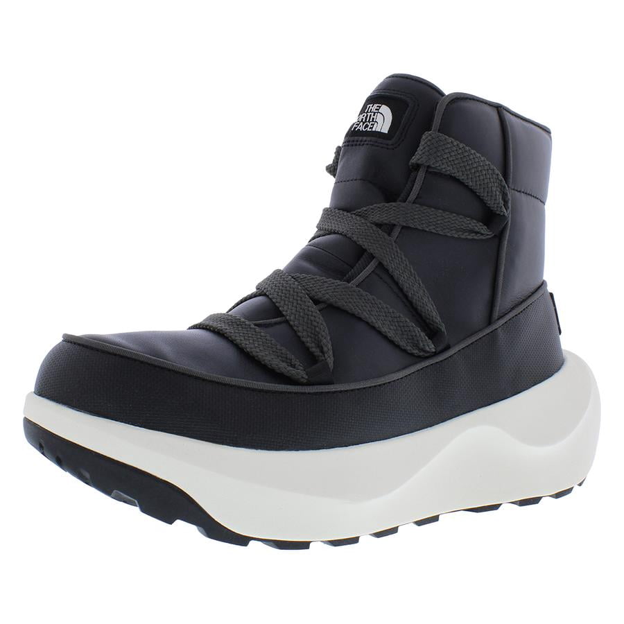 The North Face Halseigh Thermoball Lace Wp Womens Shoes Size 6, Color: Tnf Black/Asphalt Grey