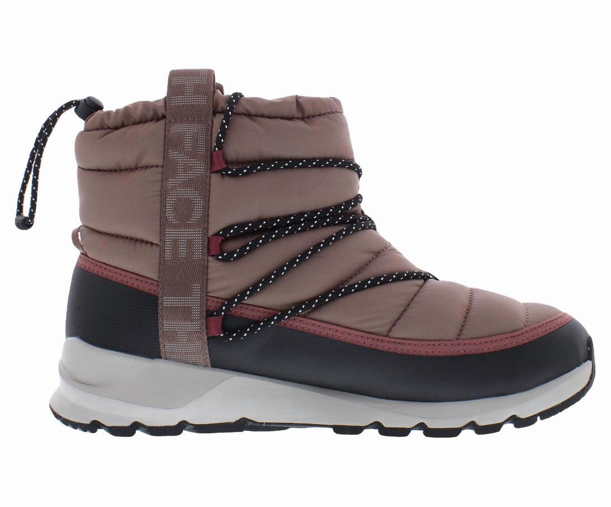 The North Face Thermoball Lace Up Waterproof Boot Womens Shoes Size 11, Color: Deep Taupe/Tnf Black