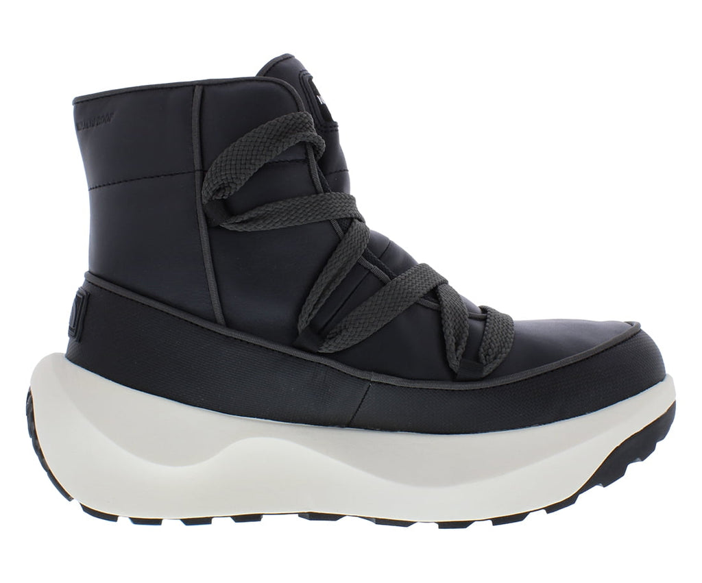 The North Face Halseigh Thermoball Lace Wp Womens Shoes Size 6, Color: Tnf Black/Asphalt Grey