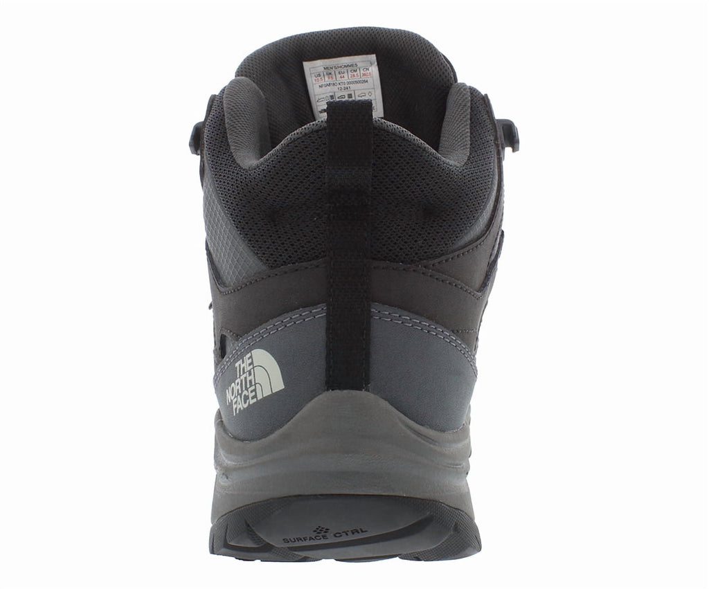 The North Face Hedgehog 3 Mid Waterproof Boot Mens Shoes Size 10, Color: Tnf Black/Asphalt Grey