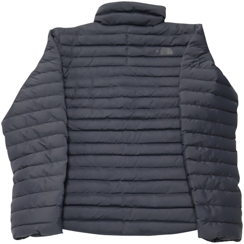 Pre-Owned The North Face Stretch Goose-Down Quilted Water Repellant Jacket in Black Nylon