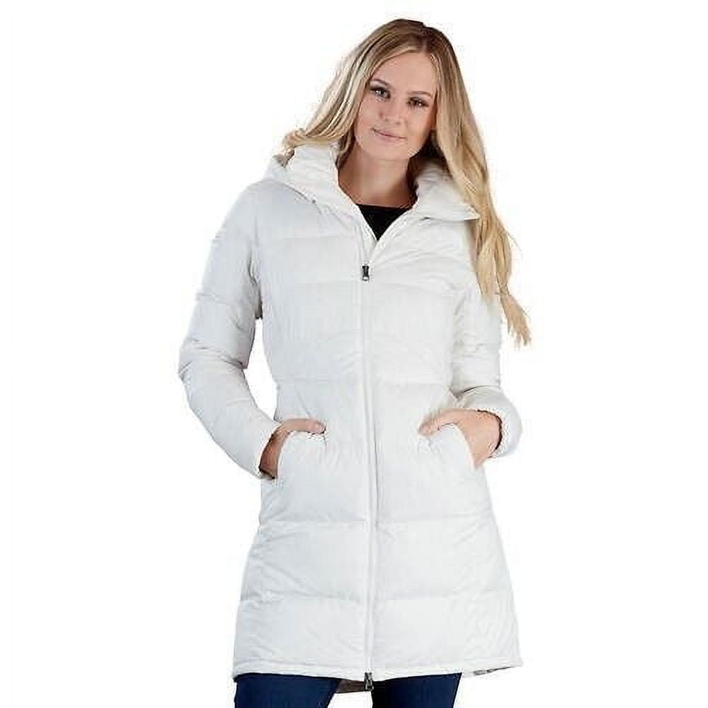 The North Face Metropolis Water Repellent 550 Down Hooded Parka White XL NWT