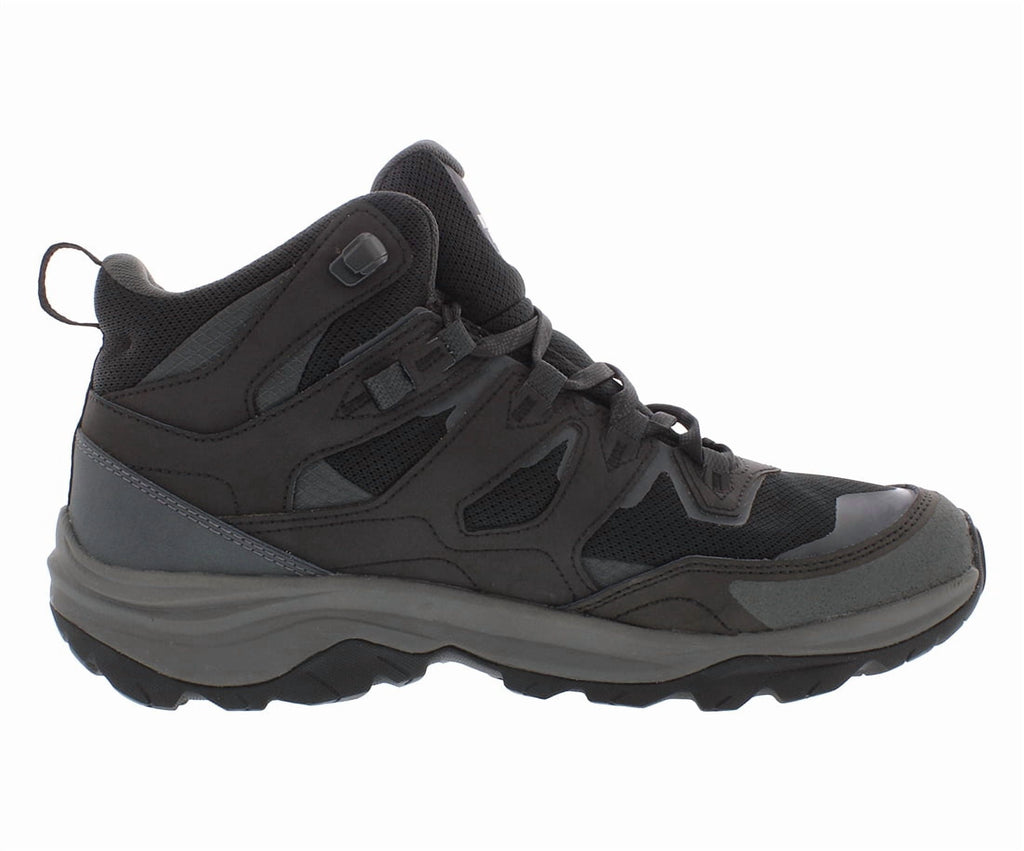 The North Face Hedgehog 3 Mid Waterproof Boot Mens Shoes Size 10, Color: Tnf Black/Asphalt Grey