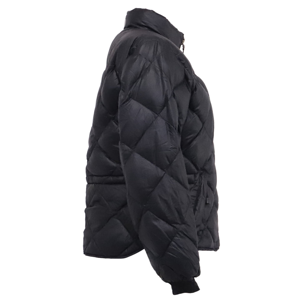 Pre-Owned The North Face Diamond Quilted Down Jacket in Black Nylon