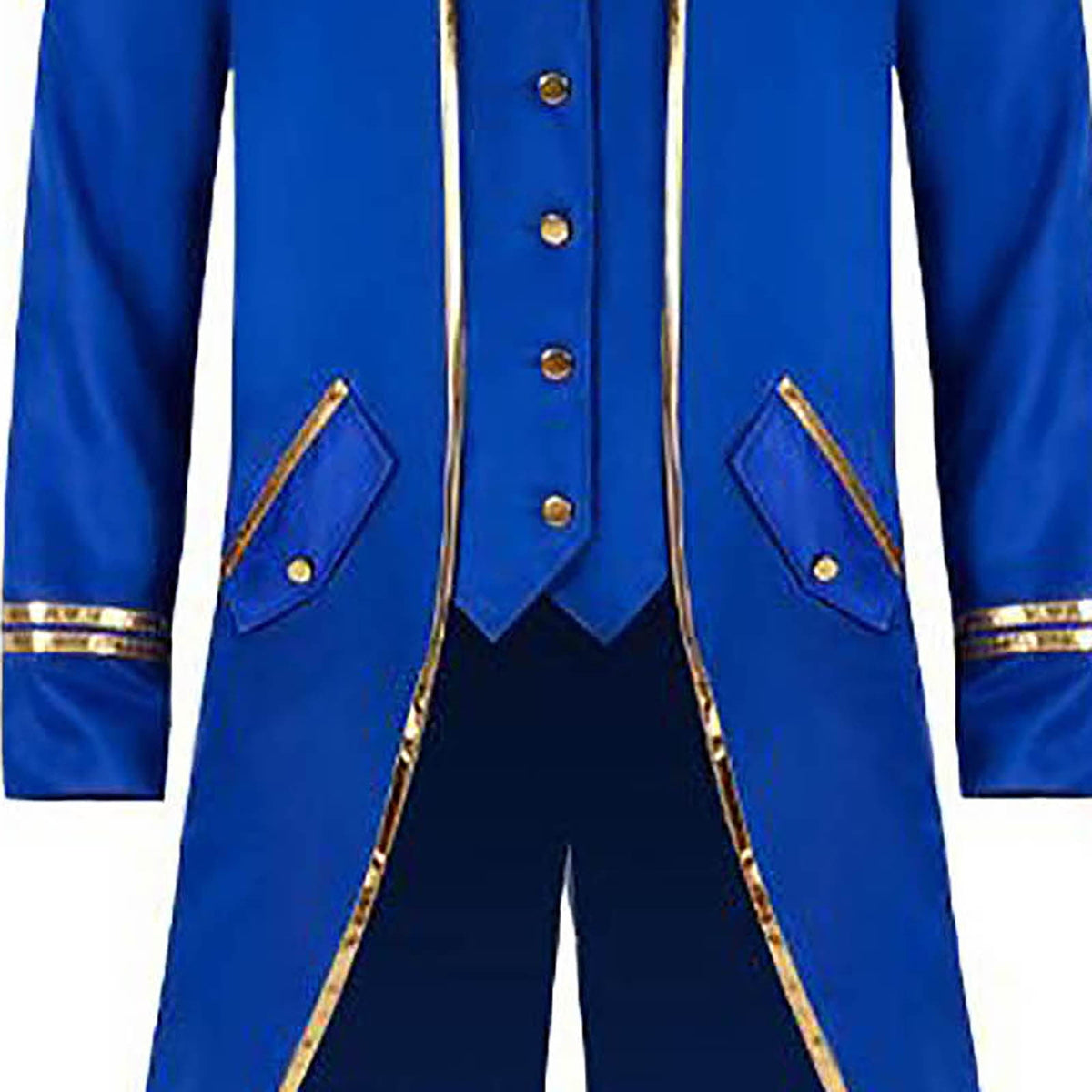 Men's Retro Tuxedo Costume Button Down Wedding Party Dinner Suit Jacket Coat