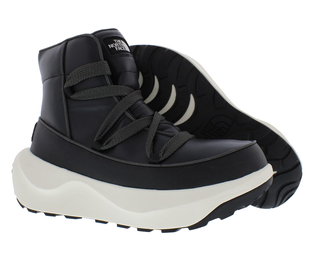 The North Face Halseigh Thermoball Lace Wp Womens Shoes Size 6, Color: Tnf Black/Asphalt Grey